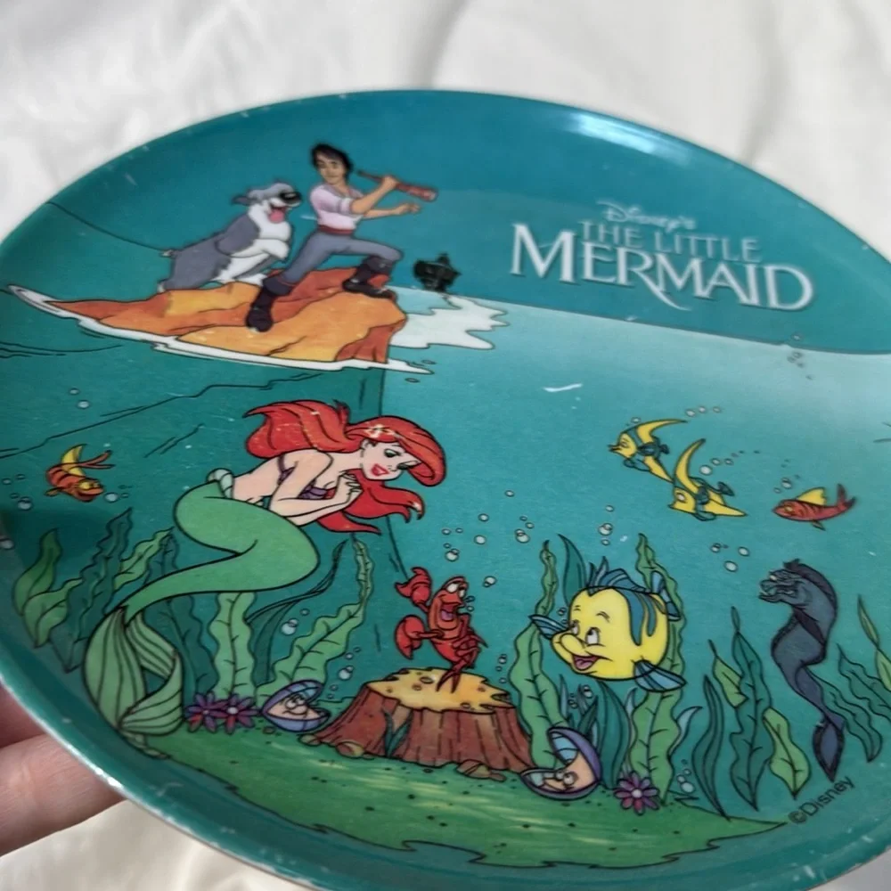 Zak Designs Inc Disney’s The Little Mermaid Plastic Plate. 8 inch